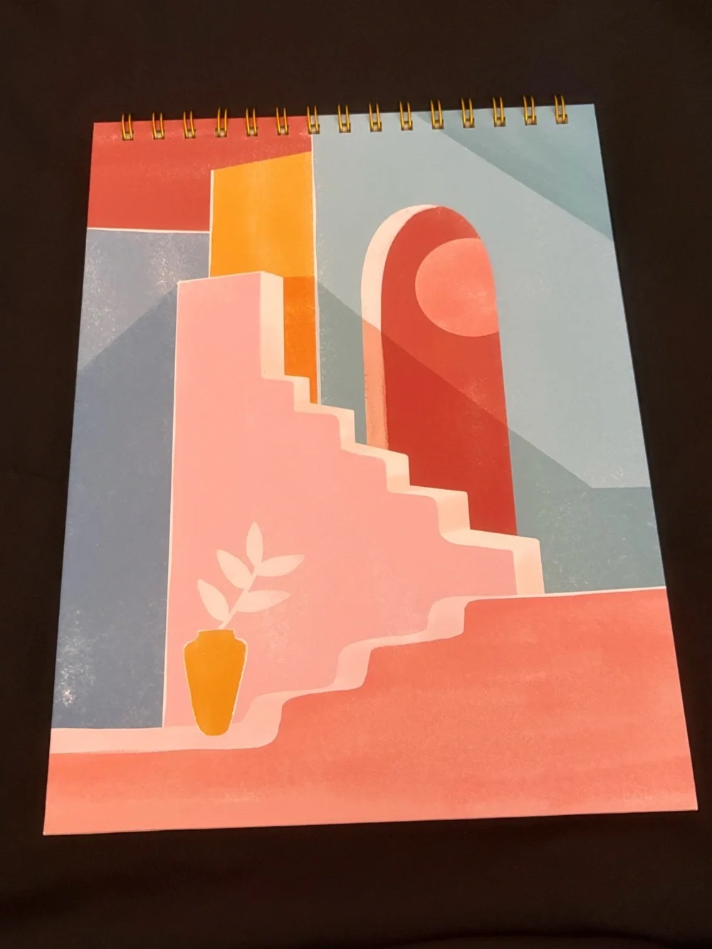 Southwest Boho Hardcover Lined Notebook - NEW